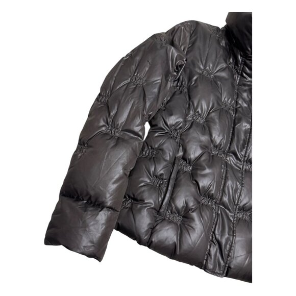 KANSAI JEANS Vintage Y2K Japanese Designer Winter Puffer Parka Jacket Womens Med - Picture 7 of 8